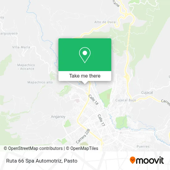 Ruta 66 Spa Automotriz map