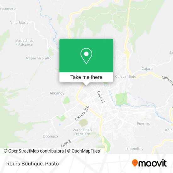 Rours Boutique map