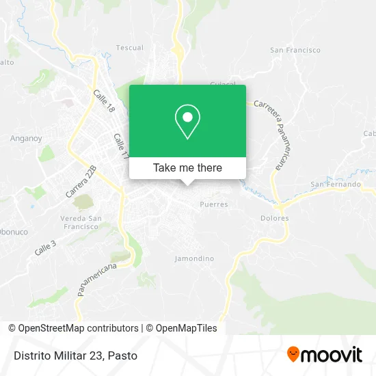 Distrito Militar 23 map