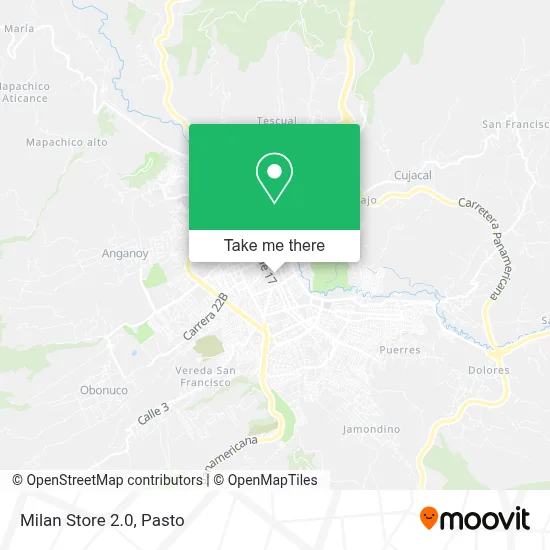 Milan Store 2.0 map