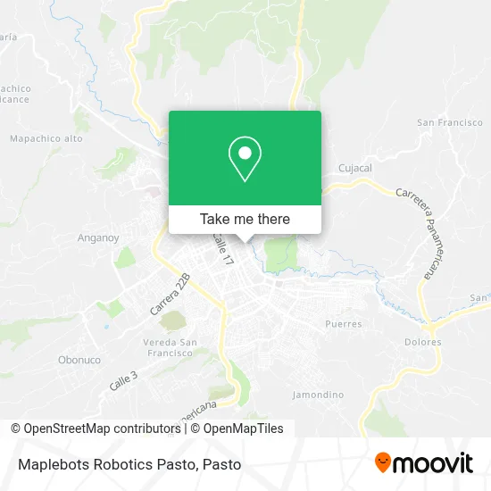 Maplebots Robotics Pasto map