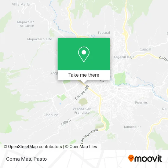 Coma Mas map