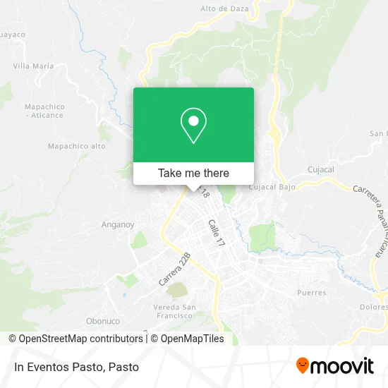 In Eventos Pasto map