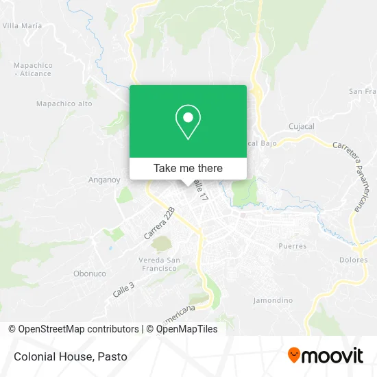 Colonial House map