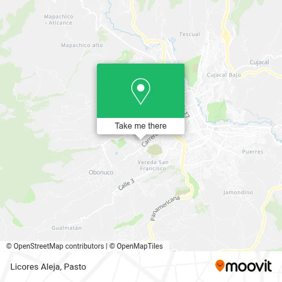 Licores Aleja map