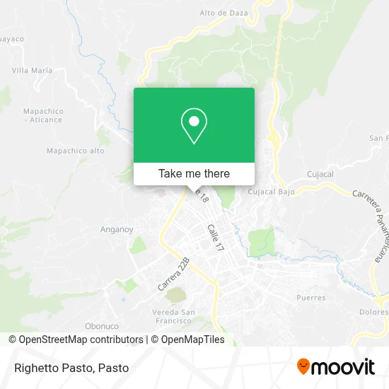 Righetto Pasto map