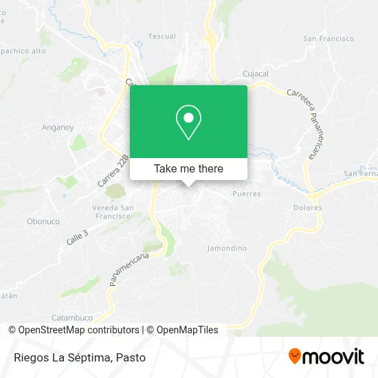 Riegos La Séptima map