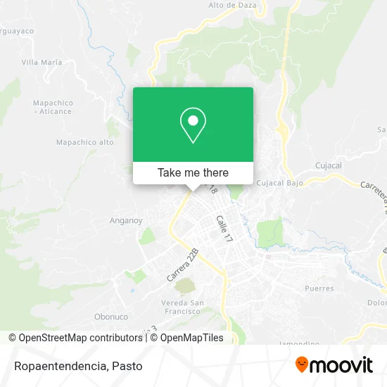Ropaentendencia map
