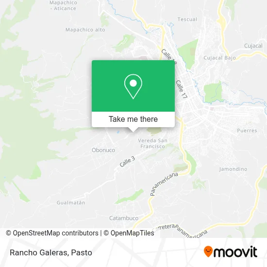 Rancho Galeras map