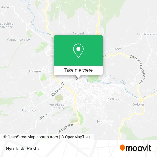 Gymlock map