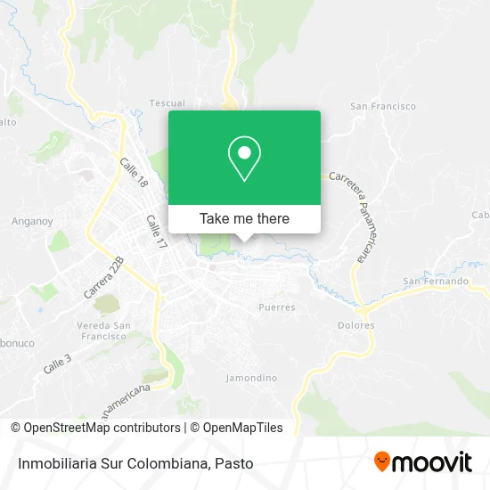 Inmobiliaria Sur Colombiana map