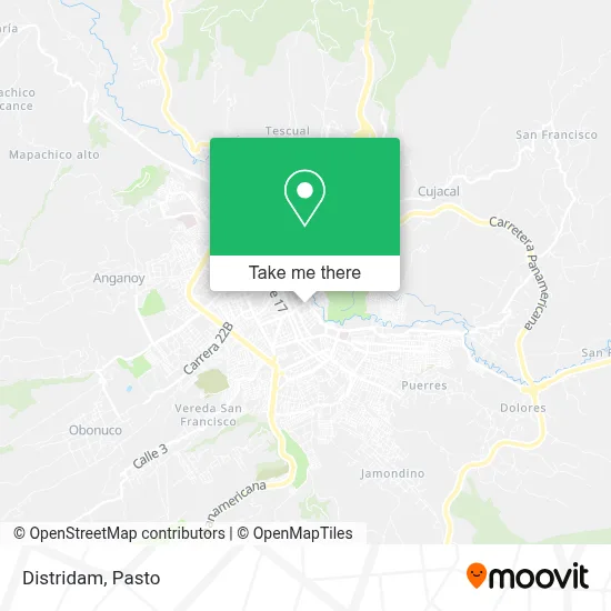 Distridam map