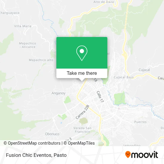 Fusion Chic Eventos map