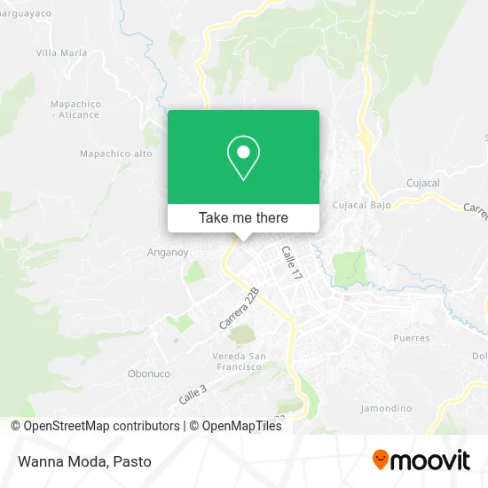Wanna Moda map