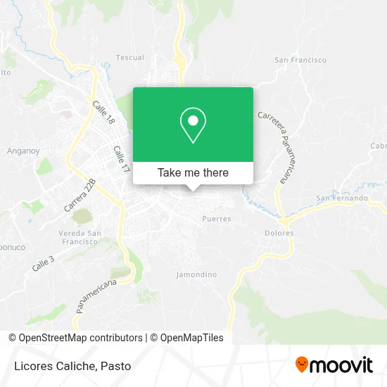 Licores Caliche map
