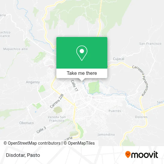 Disdotar map