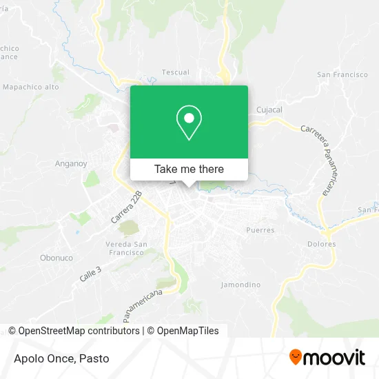 Apolo Once map