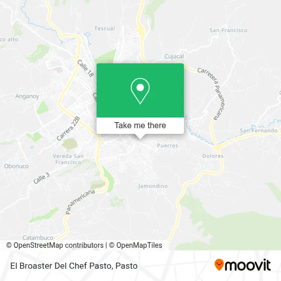 El Broaster Del Chef Pasto map