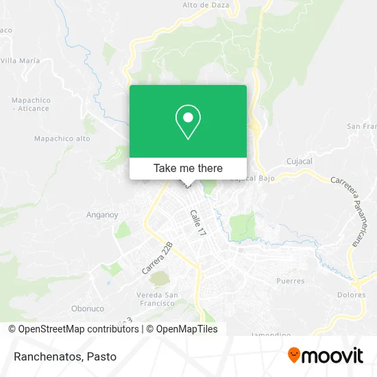 Ranchenatos map