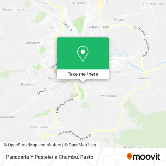 Panaderia Y Pasteleria Chambu map