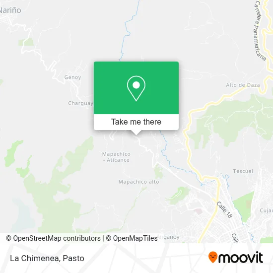 La Chimenea map