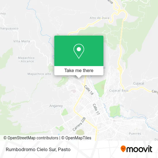 Rumbodromo Cielo Sur map