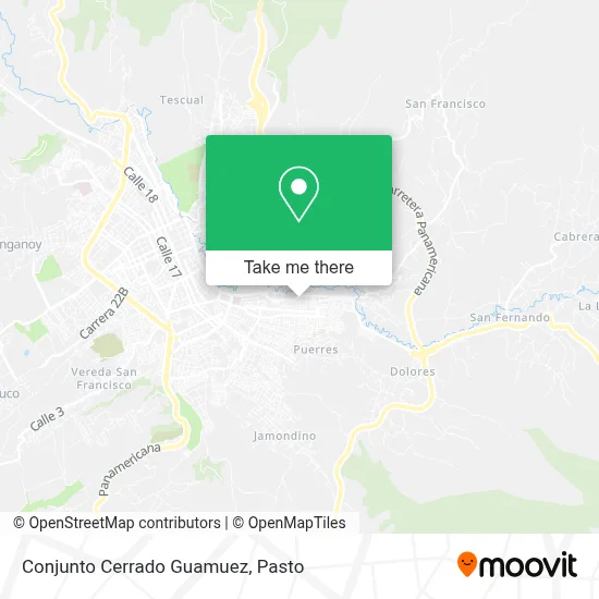 Conjunto Cerrado Guamuez map
