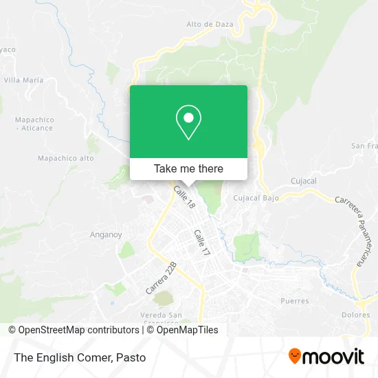 The English Comer map