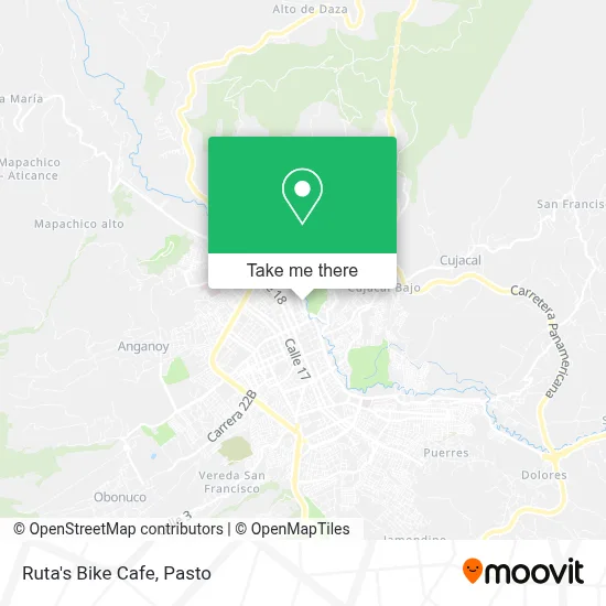 Ruta's Bike Cafe map