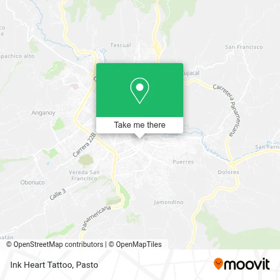Ink Heart Tattoo map