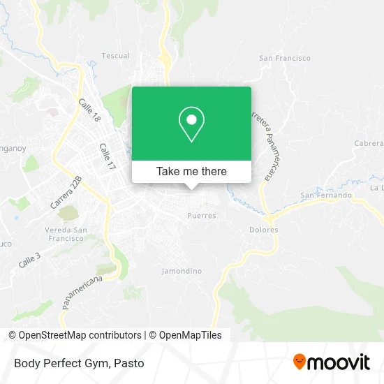 Body Perfect Gym map