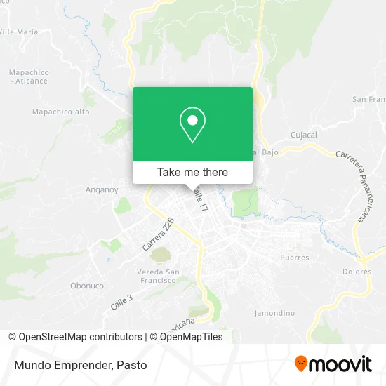 Mundo Emprender map