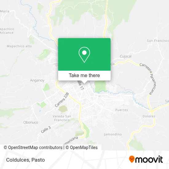 Coldulces map
