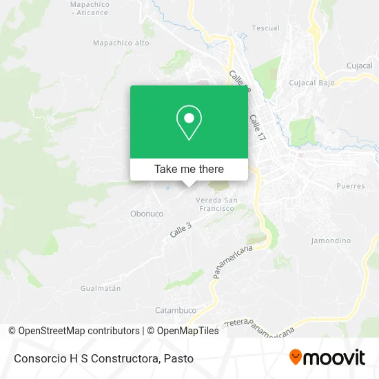 Consorcio H S Constructora map