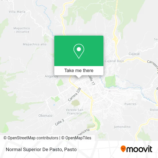 Normal Superior De Pasto map