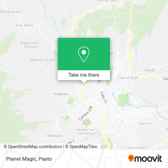 Planet Magic map