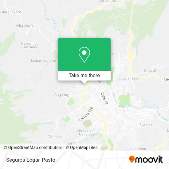 Seguros Logar map
