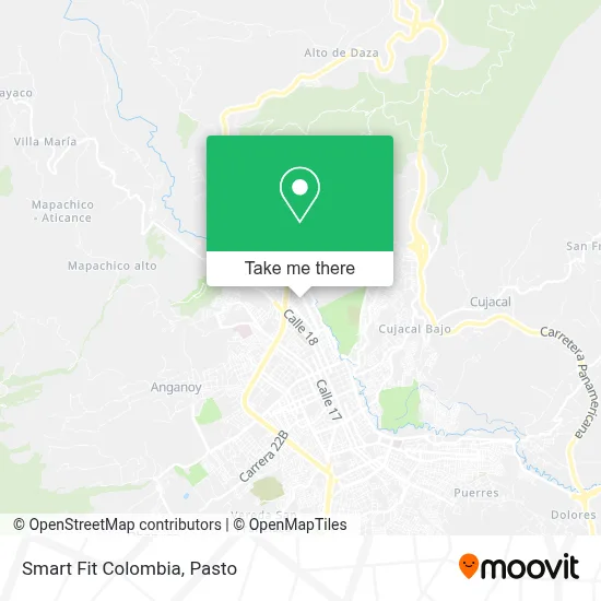 Smart Fit Colombia map