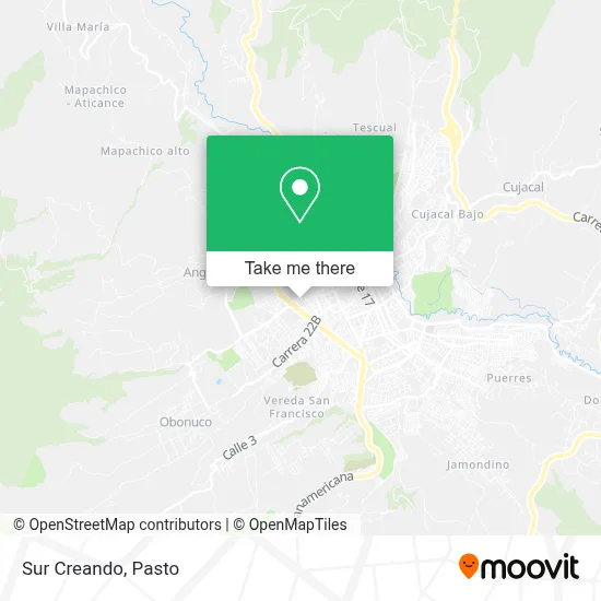 Sur Creando map