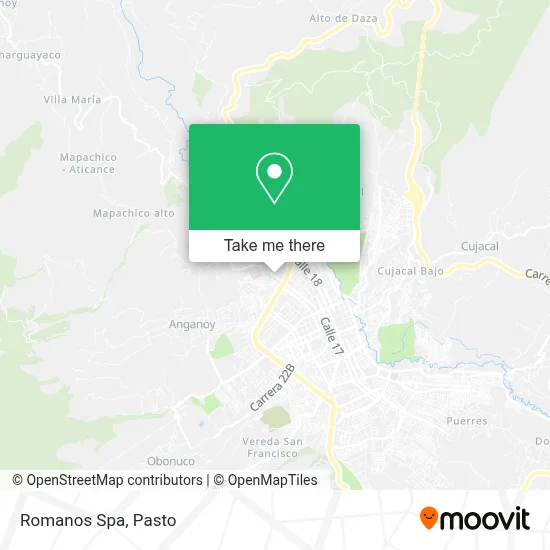 Romanos Spa map