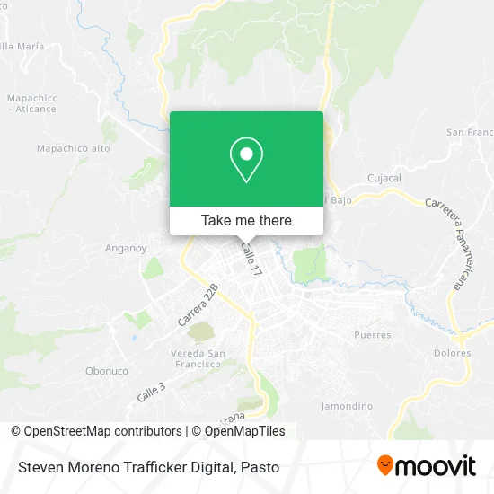 Steven Moreno Trafficker Digital map