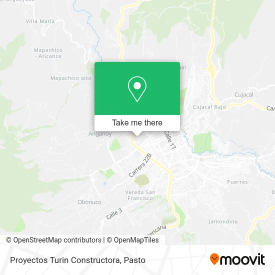 Proyectos Turin Constructora map