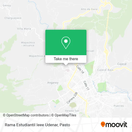 Rama Estudiantil Ieee Udenar map