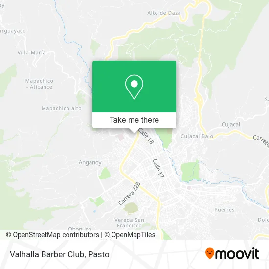 Valhalla Barber Club map