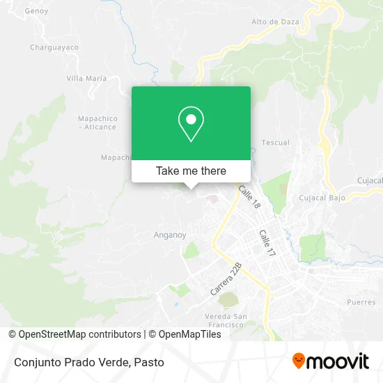 Conjunto Prado Verde map