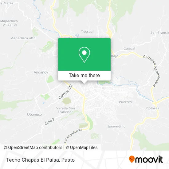 Tecno Chapas El Paisa map