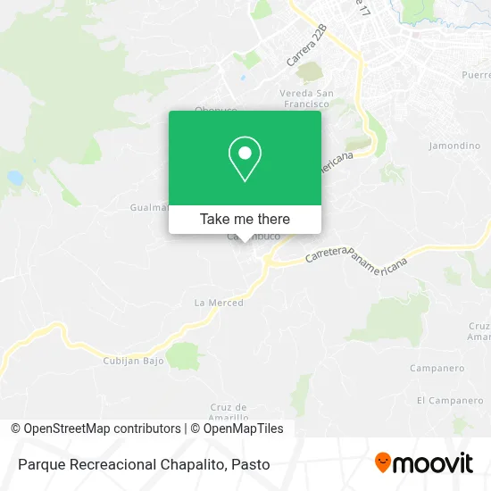 Parque Recreacional Chapalito map