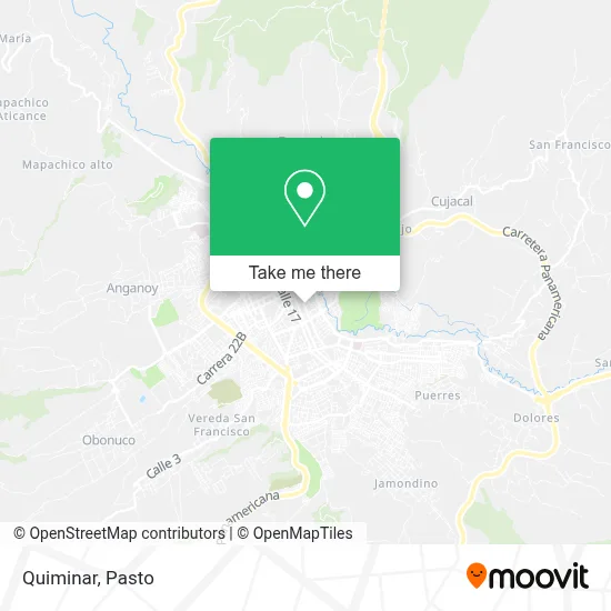 Quiminar map