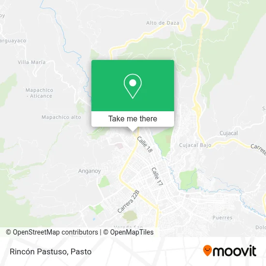 Rincón Pastuso map