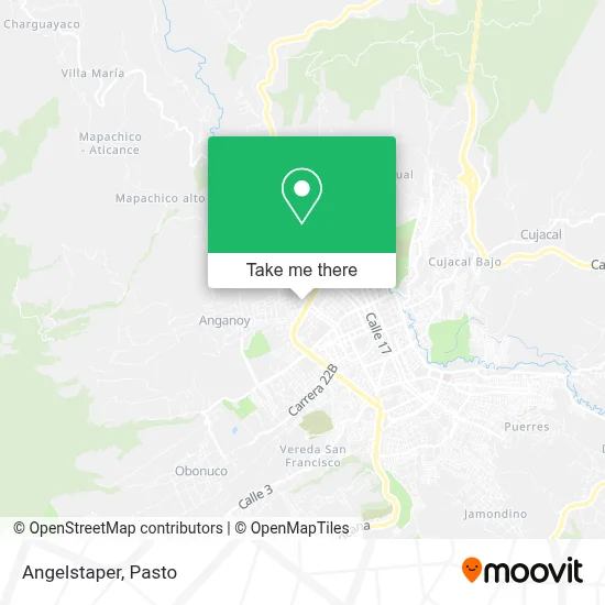Angelstaper map